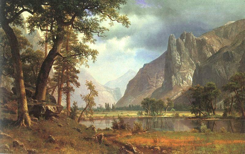 Albert Bierstadt Yosemite Valley China oil painting art